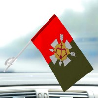 Автомобільний прапорець 16 АК емблема два кольори
